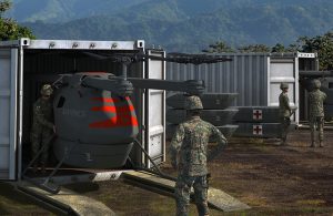 Marines storing Kargo UAV